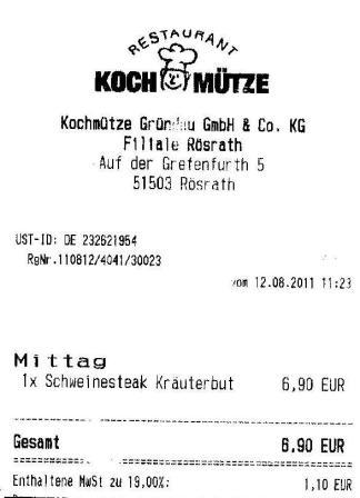 mdmo Hffner Kochmtze Restaurant